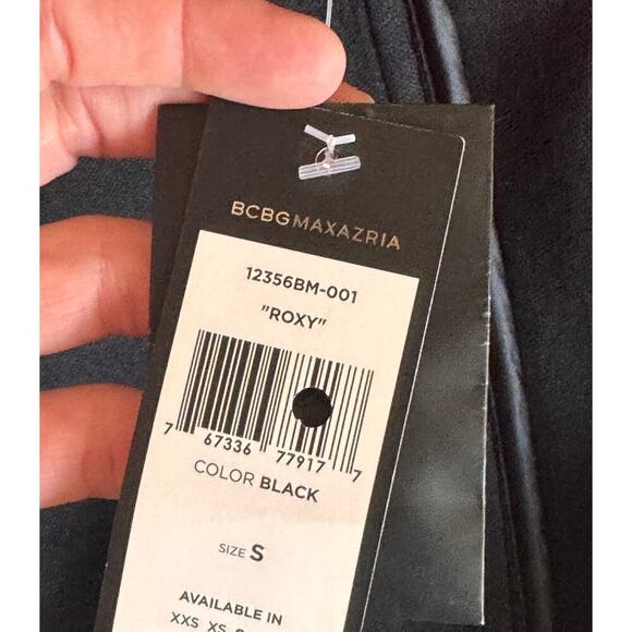 BCBG Vest Coat Dress Jacket ROXY black wool blend peacoat NWT NEW SZ S SMALL - Picture 3 of 8